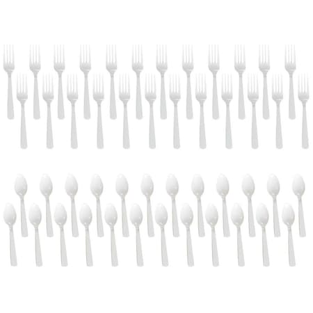 Forks & SpoonsWhite - 24 Count, 24PK
